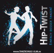 Feiern im Tanzstudio Hip-Twist, Hochzeitslocation Ulm, Logo