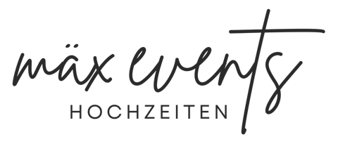 Mäx Events - Deko, Eventtechnik und Hochzeits-DJ, Technik · Verleih · Zelte Blaustein, Logo Mäx Events - Deko, Eventtechnik und Hochzeits-DJ, Technik · Verleih · Zelte Blaustein, Logo