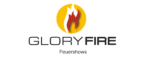 Gloryfire - Feuershows & Feuerwerke, Feuerwerk · Lasershow Blaubeuren, Logo