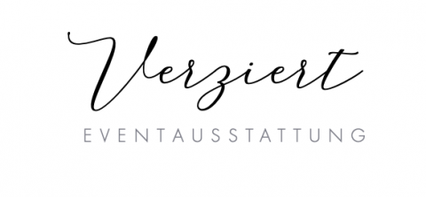 Verziert - Eventausstattung & Verleihservice, Brautstrauß · Deko · Hussen Göppingen, Logo