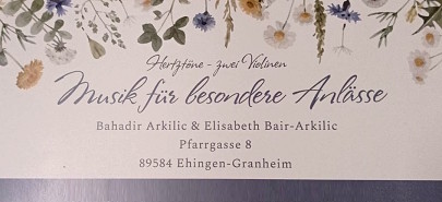 Hertztöne | klassische Musik mit Geige & Bratsche , Musiker · DJ's · Bands Ehingen, Logo