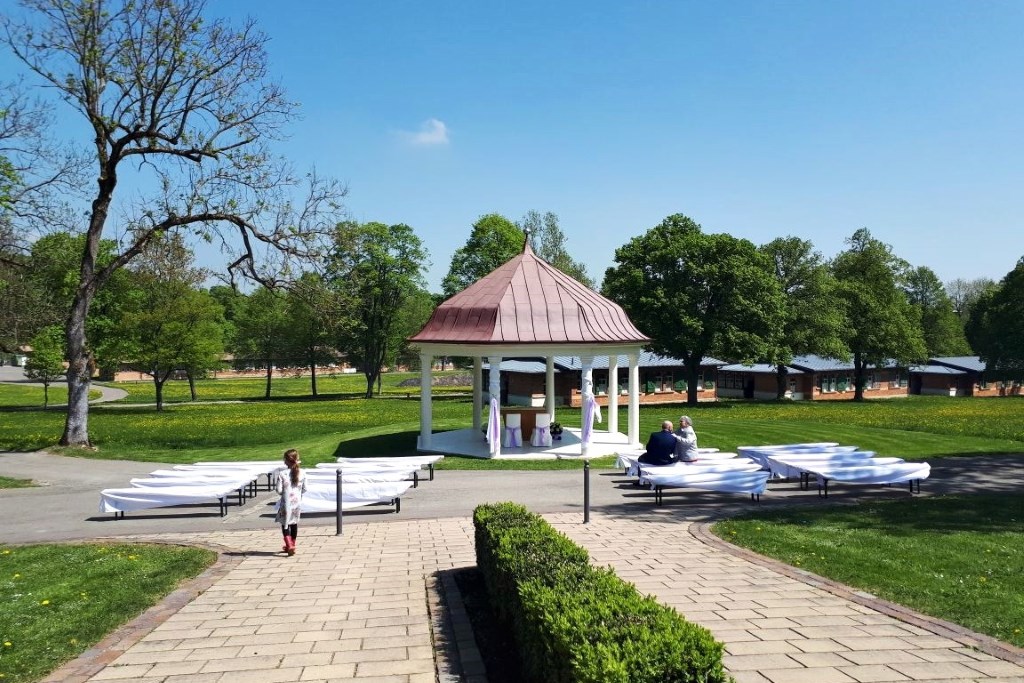 Albgut Altes Lager Trauzeremonie im Pavillon